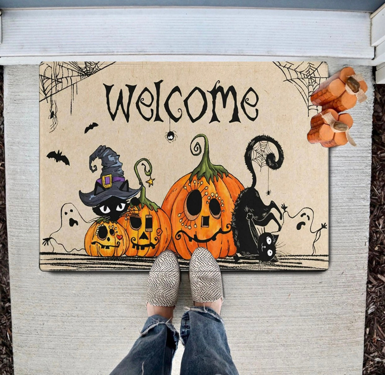 SpookyMat™ – La Alfombra de Halloween que Transforma tu Entrada