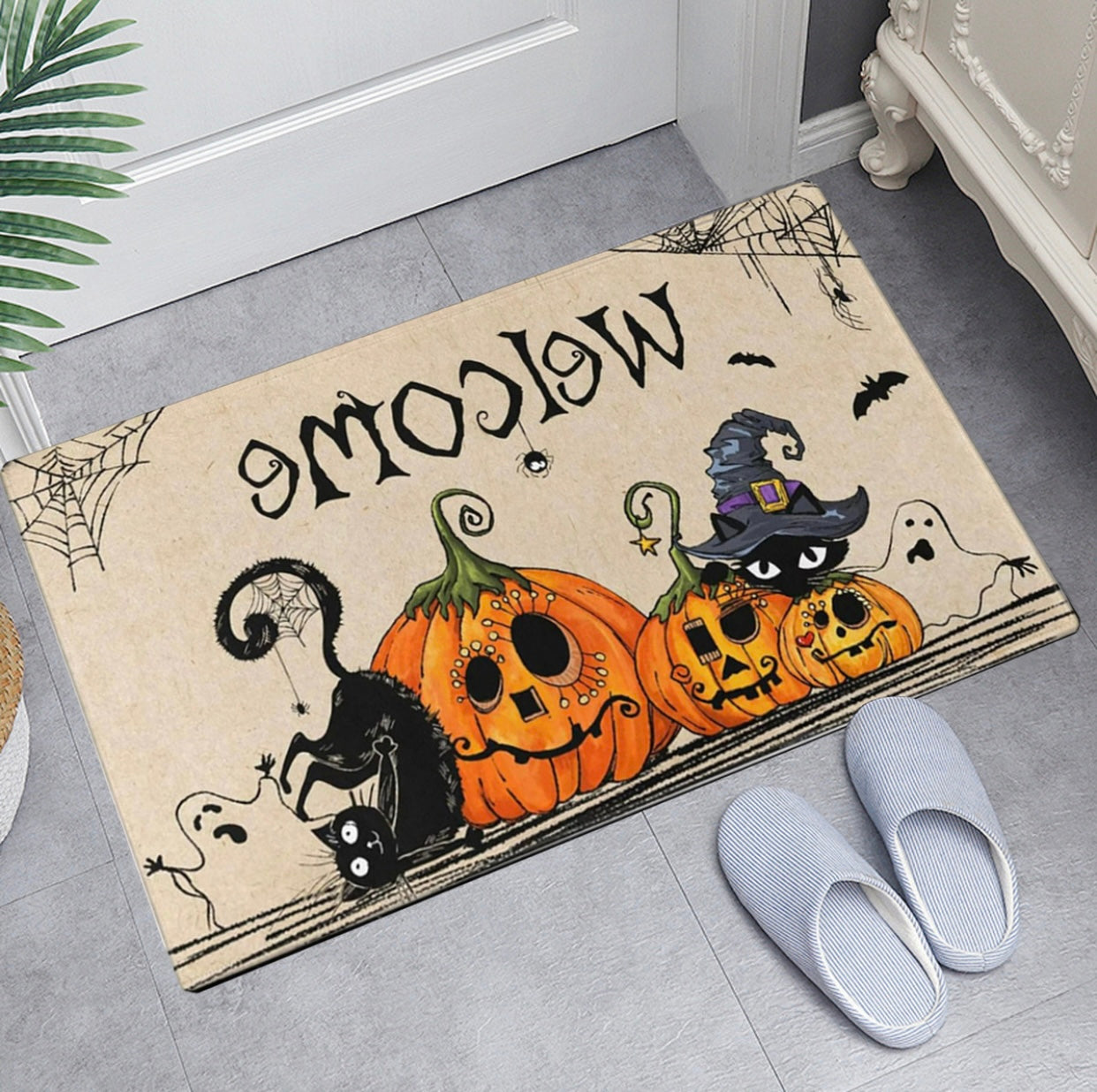 SpookyMat™ – La Alfombra de Halloween que Transforma tu Entrada